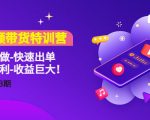 短视频带货特训营（11+12+13期）听话照做-快速出单-简单暴利-收益巨大！-沐风资源库