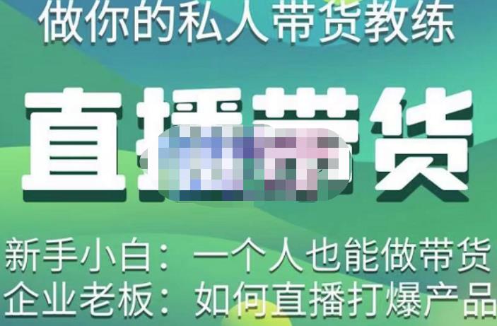 硬核传媒·直播带货（私人教练），实操实战教学，通俗易懂，学完后新手小白一个人也能做带货-沐风资源库