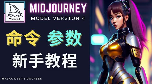 Midjourney新手入门教程，轻松创作顶级图像，命令参数-新手教程-沐风资源库
