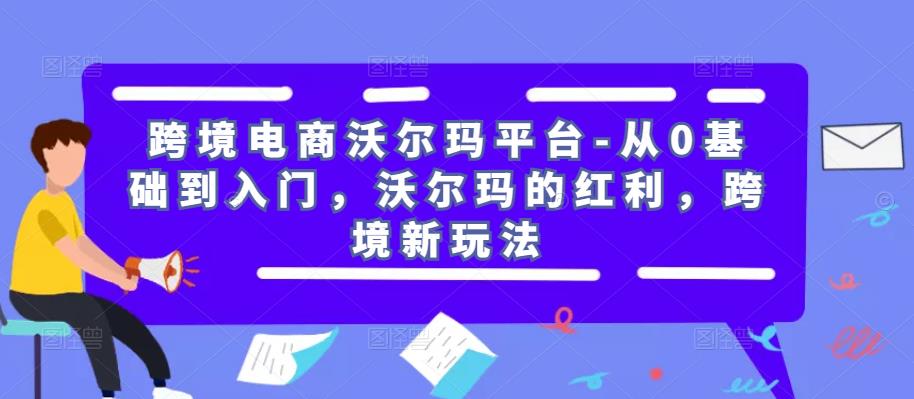 跨境电商沃尔玛平台-从0基础到入门，沃尔玛的红利，跨境新玩法-沐风资源库