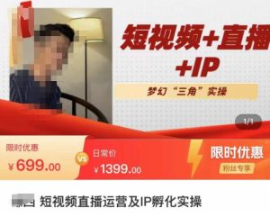 谦四·短视频直播运营及IP孵化实操，80节干货实操分享-沐风资源库