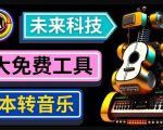 抢先体验未来Ai科技-文本转音乐工具，只需输入文字描述，即可创作歌曲和音乐-沐风资源库