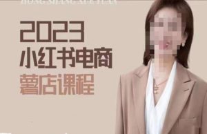 2023小红书电商课，新手小白从0~1玩转小红书薯店电商-沐风资源库