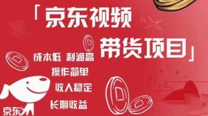 京东视频带货项目+图文带货种草，成本低，利润高，操作简单收入稳定-沐风资源库