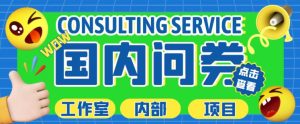 最新工作室内部国内问卷调查项目,单号轻松日入30+多号多撸【详细玩法教程】-沐风资源库