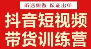 李鲆·抖音短视频带货训练营15期，一部手机、碎片化时间也能做，随时随地都能赚钱-沐风资源库