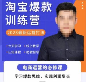 爱上黄昏·淘宝爆款训练营，2023最新运营打法，学习爆款思维，实现利润增长-沐风资源库