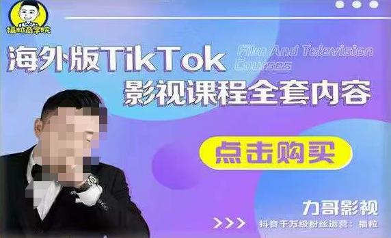 海外TikTok影视课程全套，从搭建渠道，到如何正确使用账号，到未来的变现渠道等-沐风资源库