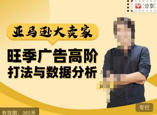 阿甘·亚马逊大卖家广告高阶打法与数据分析，走出传统广告误区；揭秘大卖惯用打法；数据驱动广告决策-沐风资源库