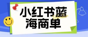 价值2980的小红书商单项目暴力起号玩法，一单收益200-300（可批量放大）-沐风资源库