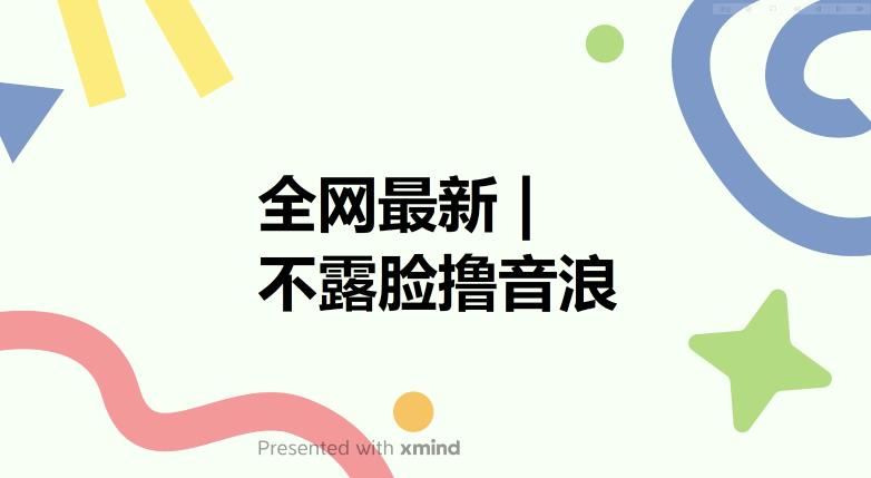 全网最新不露脸撸音浪，跑通自动化成交闭环，实现出单+收徒收益最大化【揭秘】-沐风资源库