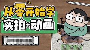 从零开始学实拍加动画，实拍加动画创意教程-沐风资源库