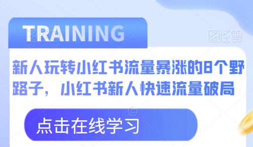 新人玩转小红书流量暴涨的8个野路子,小红书新人快速流量破局-沐风资源库