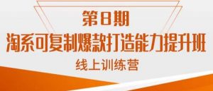 淘系可复制爆款打造能力提升班，这是一套可复制的打爆款标准化流程-沐风资源库