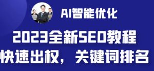 2023最新网站AI智能优化SEO教程，简单快速出权重，AI自动写文章+AI绘画配图-沐风资源库