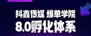抖鑫传媒-爆单学院8.0孵化体系，让80%以上达人都能运营一个稳定变现的账号，操作简单，一部手机就能做-沐风资源库
