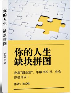 某高赞电子书《你的人生，缺块拼图——我靠“割韭菜”，年赚500万，你会你也可以》-沐风资源库