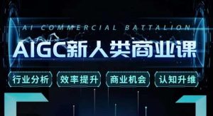 张诗童·AIGC新人类商业课，​行业分析/效率提升/商业机会/认知升维-沐风资源库