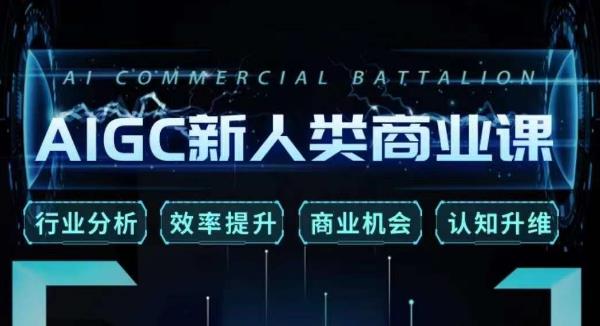 张诗童·AIGC新人类商业课，​行业分析/效率提升/商业机会/认知升维-沐风资源库