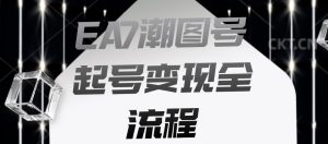 EA7潮图号起号变现全流程，快速起号飞速涨粉【揭秘】-沐风资源库