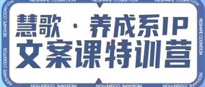 养成系IP文案课特训营，文案心法的天花板，打造养成系IP文案力，洞悉人性营销，让客户追着你收钱-沐风资源库
