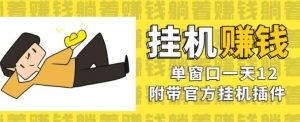 美金挂机项目，单窗口一天12，官方免费插件自动运行，对小白友好【揭秘】-沐风资源库
