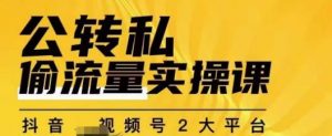 群响公转私偷流量实操课,致力于拥有更多自持,持续,稳定,精准的私域流量!-沐风资源库