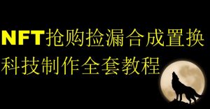 NFT抢购捡漏合成置换科技制作全套教程-沐风资源库