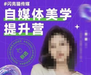 自媒体美学提升营，手把手带你提升品牌审美，做一个有调性的博主-沐风资源库
