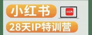 28天小红书博主IP特训营（第3期）实战经验，快速涨粉，迅速变现-沐风资源库