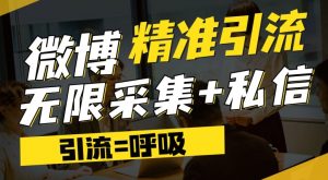 微博最新引流技术，软件提供博文评论采集+私信实现精准引流【揭秘】-沐风资源库