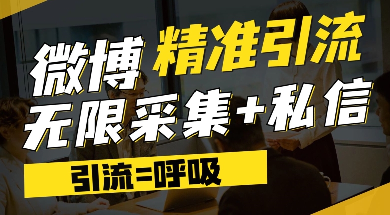 微博最新引流技术，软件提供博文评论采集+私信实现精准引流【揭秘】-沐风资源库