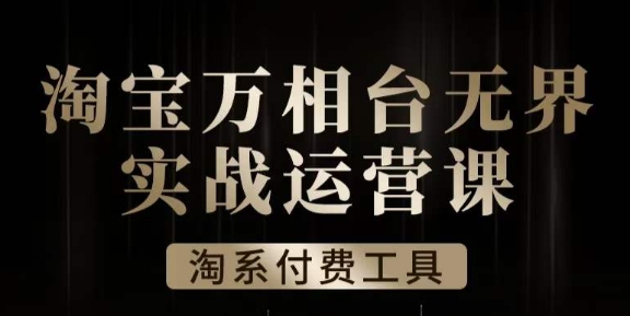 沧海·淘系万相台无界实战运营课，万相台无界实操全案例解析-沐风资源库