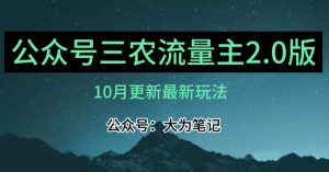 (10月)三农流量主项目2.0——精细化选题内容，依然可以月入1-2万-沐风资源库