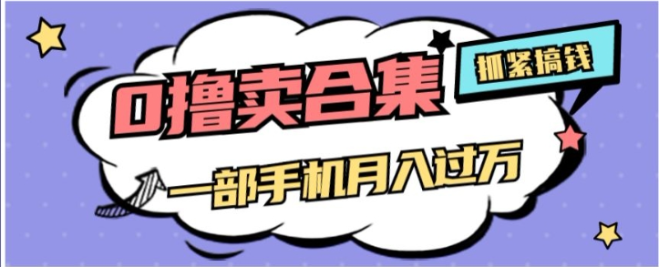 0撸项目月入过万，售卖全套ai工具合集，一单29.9元，一部手机即可【揭秘】-沐风资源库