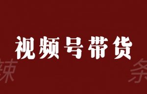 视频号带货联盟,赚信息差的带货钱,只需手机随时随地都可以做!-沐风资源库