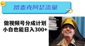 蹭麦克阿瑟热点，做视频号分成计划，小白三分钟一条日入300+【揭秘】-沐风资源库