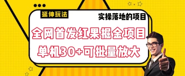 全网首发红果免费短剧掘金项目，单机30+可批量放大【揭秘】-沐风资源库