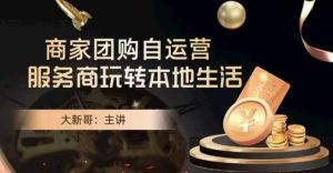 大新哥·商家团购自运营-玩转本地生活-沐风资源库
