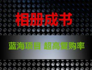 相册成书，蓝海项目，认真操作月入过万【揭秘】-沐风资源库