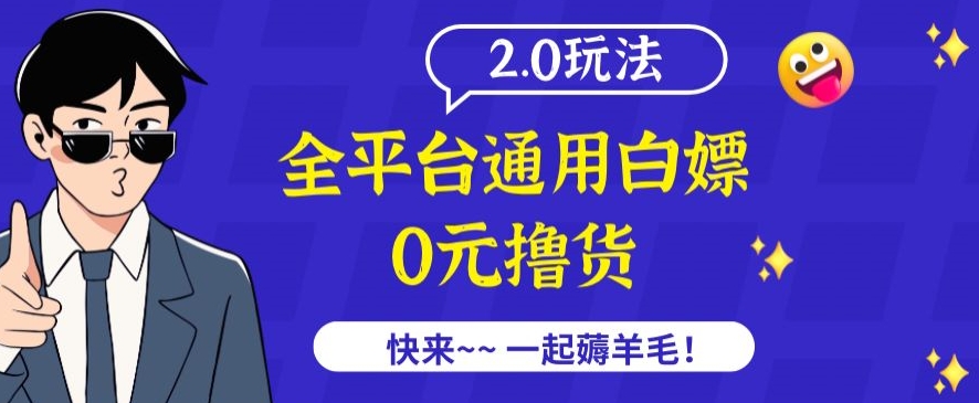 外面收费2980的全平台通用白嫖撸货项目2.0玩法【仅揭秘】-沐风资源库