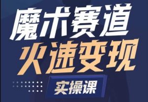 魔术起号全流程实操课，带你如何入场魔术赛道，​做一个可以快速变现的魔术师-沐风资源库