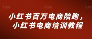 小红书百万电商陪跑，小红书电商培训教程-沐风资源库