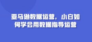 亚马逊数据运营,小白如何学会用数据指导运营-沐风资源库