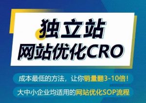 独立站网站优化CRO，成本最低的方法，让你销量翻3-10倍-沐风资源库