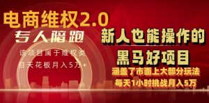 电商维权 4.0 如何做到月入 5 万+每天 1 小时新人也能快速上手【仅揭秘】-沐风资源库
