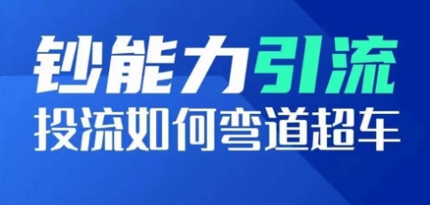 钞能力引流：投流如何弯道超车，投流系数及增长方法，创造爆款短视频-沐风资源库
