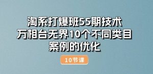 淘系打爆班55期技术：万相台无界10个不同类目案例的优化(10节)-沐风资源库