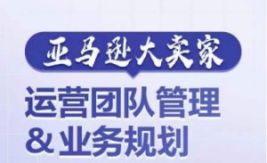 亚马逊大卖家-运营团队管理&业务规划，为你揭秘如何打造超强实力的运营团队-沐风资源库