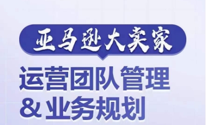 亚马逊大卖家-运营团队管理&业务规划，为你揭秘如何打造超强实力的运营团队-沐风资源库